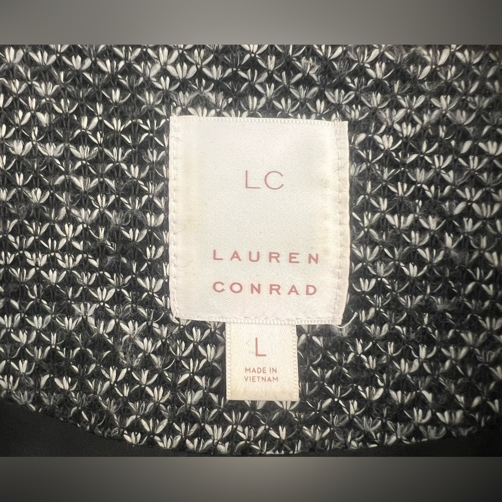 LC Lauren Conrad Women’s Cozy Open-Front Knit
Blazer in Gray Marl, Size Large - Picture 6 of 6